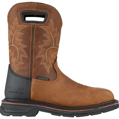 Brown Brazos Cowboy Boots Brazos Shoes Brazos Mens Dark Brown