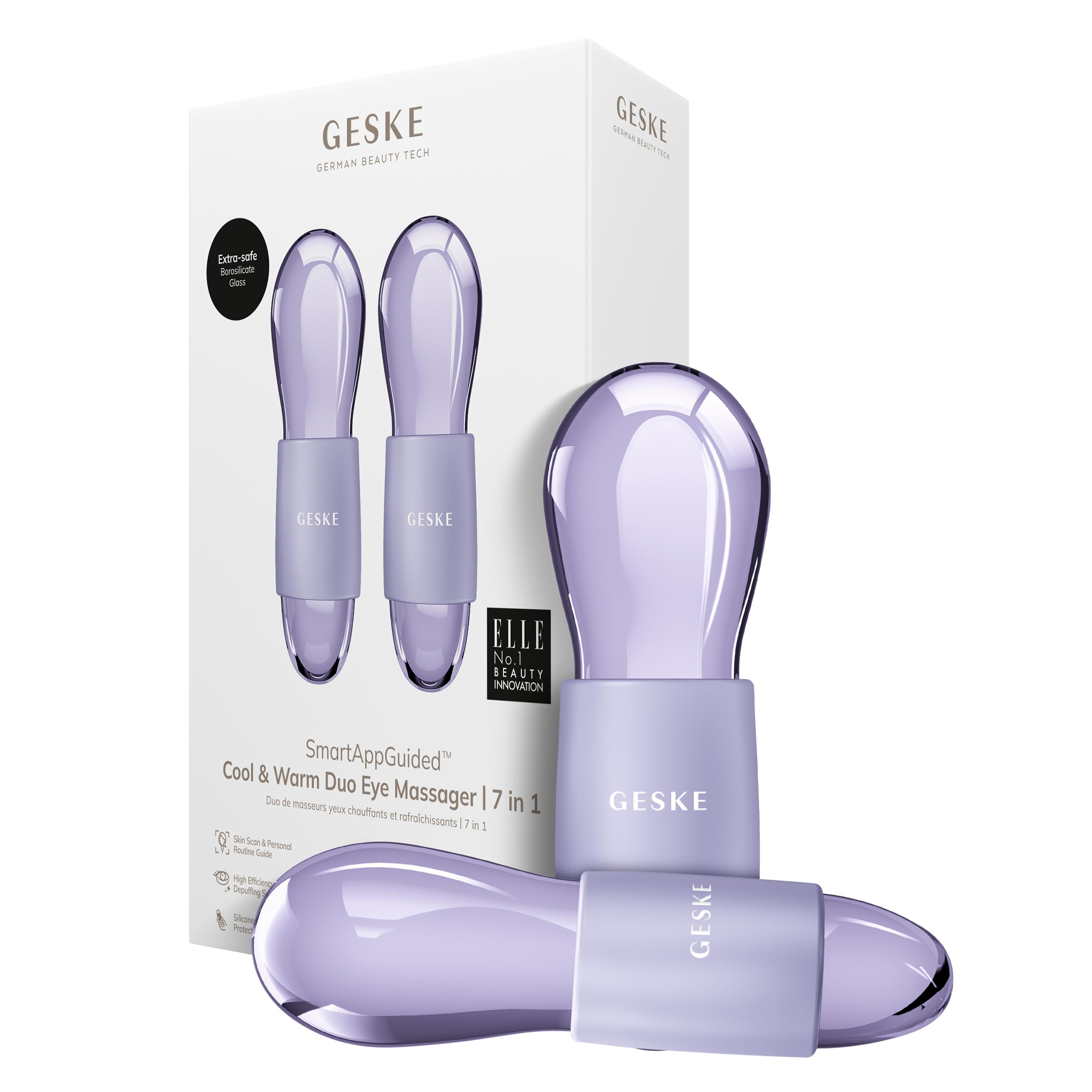 Masajeador de ojos GESKE Cool & Warm Duo 7 en 1 | Firme, relaja y desinfla debajo de los ojos - Imagen 22 de 63