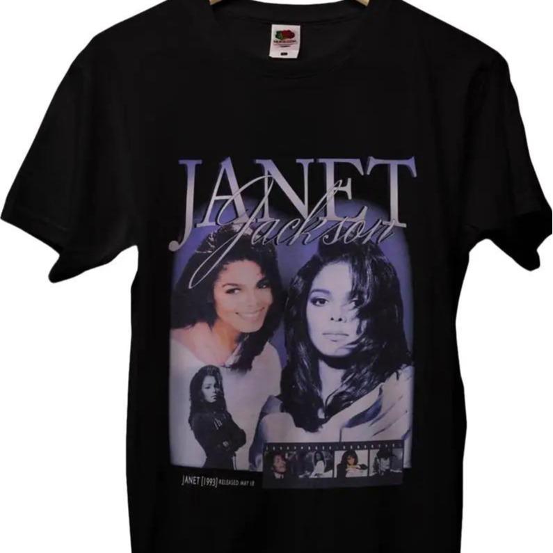 TikTok Shop: Vintage Style Janet Jackson Shirt, Janet Jackson Rap Trendy  Unisex Hoodie Crewneck