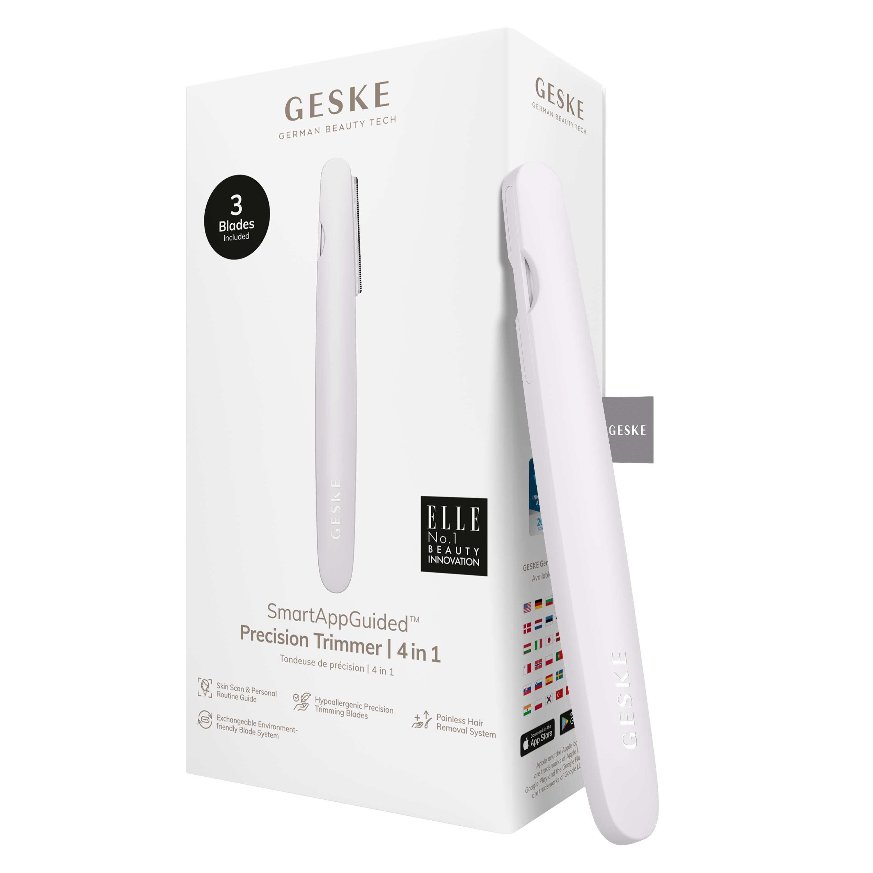 GESKE Präzisionstrimmer 4 in 1 | Schmerzlos | Gesicht & Körper | Unisex | Hypoallergen - Bild 8 von 63