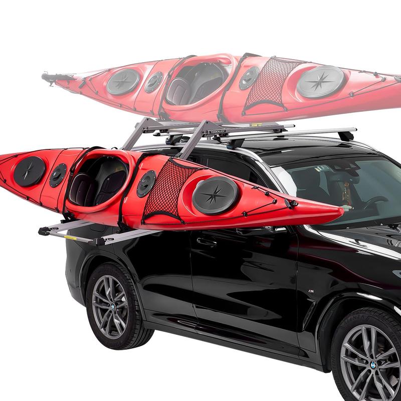 TikTok Shop TOOENJOY Elevate Lift Assist Roof Rack SUV Bike Kayak Carrier Elevating Assist Camping Multiple Loading