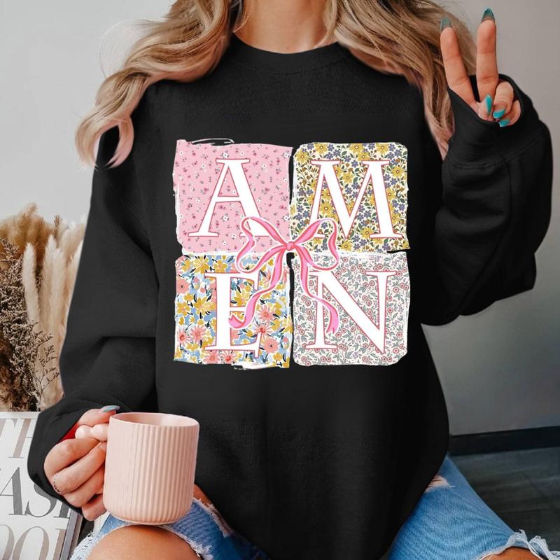Amen Christian Long Sleeve T Shirt Sweatshirt Hoodie Amen Christian Long Sleeve T Shirt Sweatshirt Hoodie