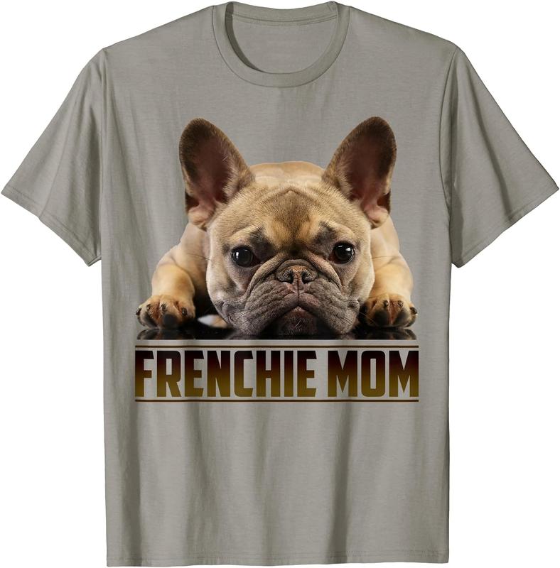 TikTok Shop Frenchie Mom Shirt Mother S Day For French Bulldog Mom T Shirt S 3XL