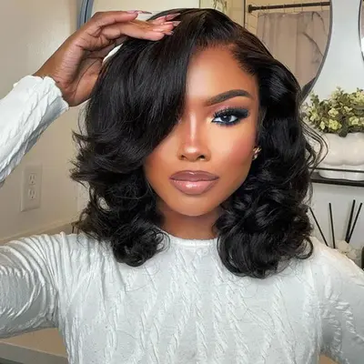 Selected Closure Sew in Bob with Curls TikTok Shop