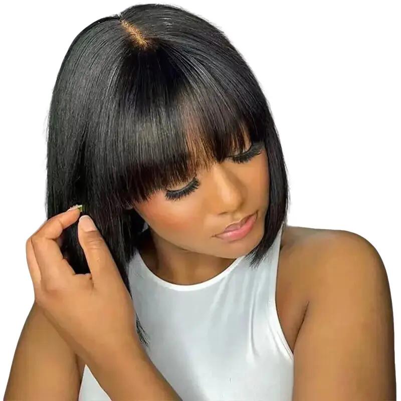Wiggogo Middle Part 3X1 Hd Lace Wig Short Bob Wigs Wear And Go - TikTok ...
