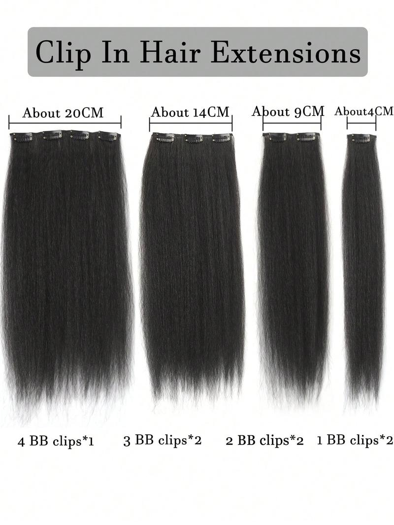 Natural Black Clip In 7 Pcs 14 Natural Black Clip In 7 Pcs 14