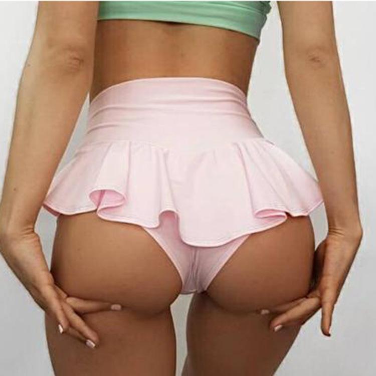 TikTok Shop Wome s Yoga Shorts Cut Out Scrunch Booty Hot Pants Workout High Waist Active Butt Lifting Leggings