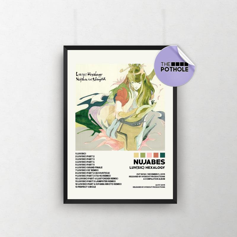 TikTok Shop: Nujabes Posters / Luv(sic) Hexalogy Poster / Album Cover Poster,  Poster Print Wall Art, Home Decor, Nujabes