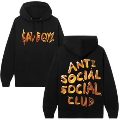 Anti social social good club 1st and la brea hoodie