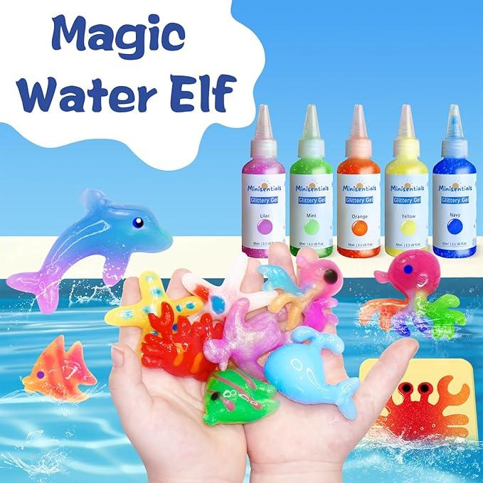 Aqua Fairy Water Gel Kit Magic Water Elf Toy 20 Colors Magic Gel Aqua