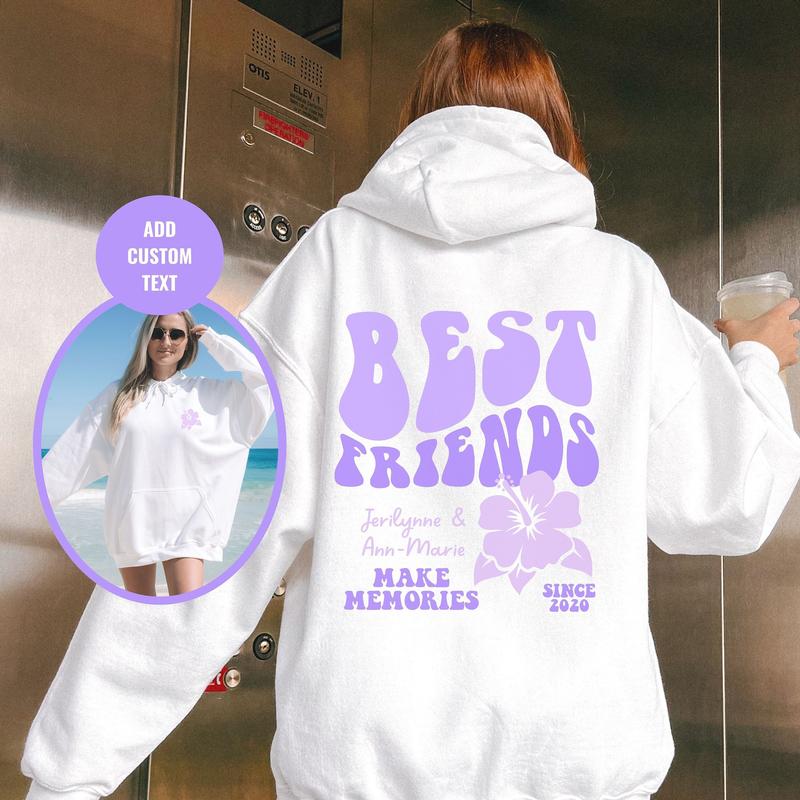 Cute best friend hoodies best sale