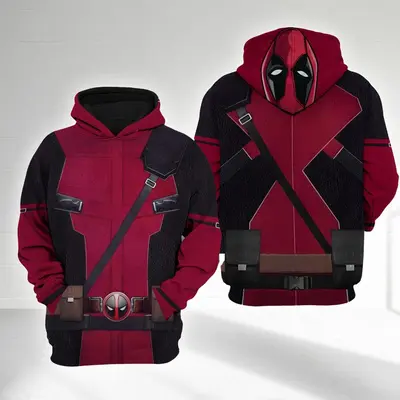 Deadpool cosplay hoodie best sale