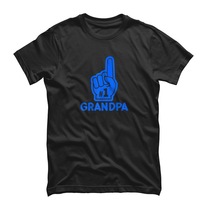 Mens 1 Grandpa T-Shirt. Number One Grandpa T-Shirt Mens 1 Grandpa T-Shirt. Number One Grandpa T-Shirt
