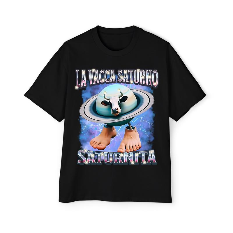 La Vacca Saturno Saturnita Shirt, Italian Brainrot Shirt, Bootleg ...