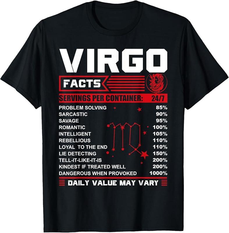 Birthday Gifts - Virgo Facts T-Shirt Birthday Gifts - Virgo Facts T-Shirt