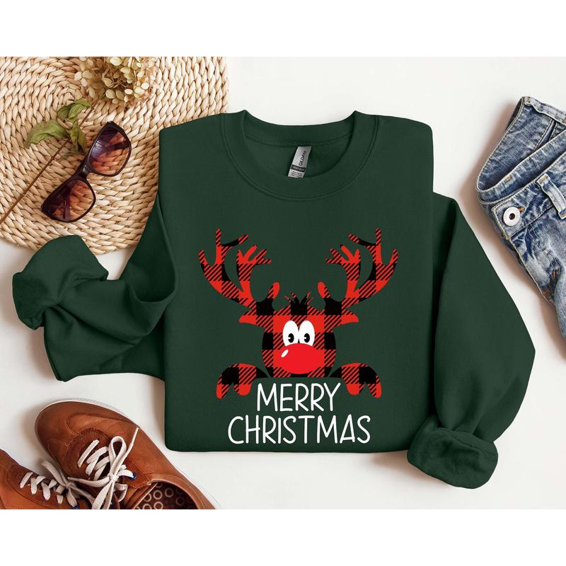 Merry Christmas Deer Hoodie Merry Christmas Deer Hoodie