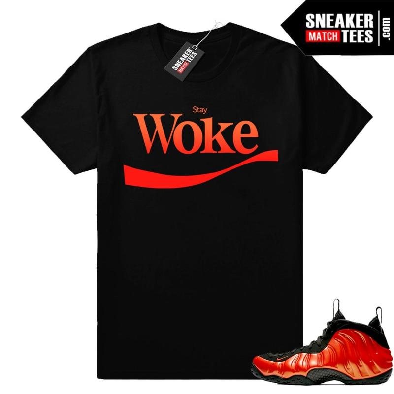 TikTok Shop Habanero Foams Shirts to match Sneaker Match Tees Black Stay Woke