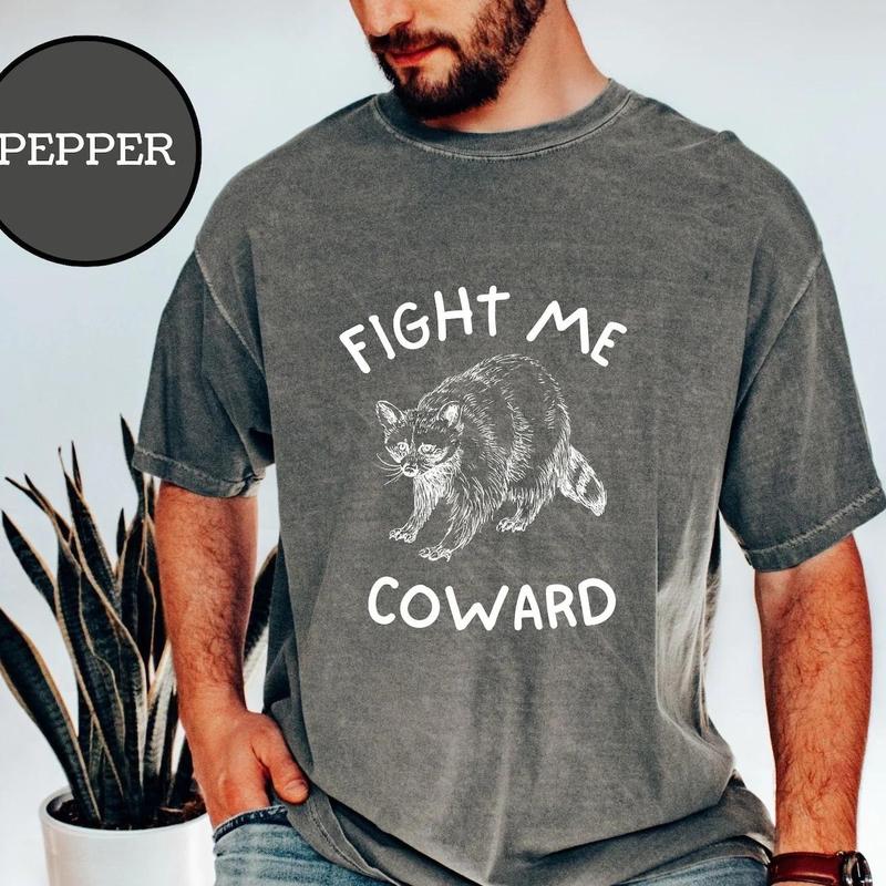 Racoon T-Shirt Vintage Men Racoon T-Shirt Vintage Men