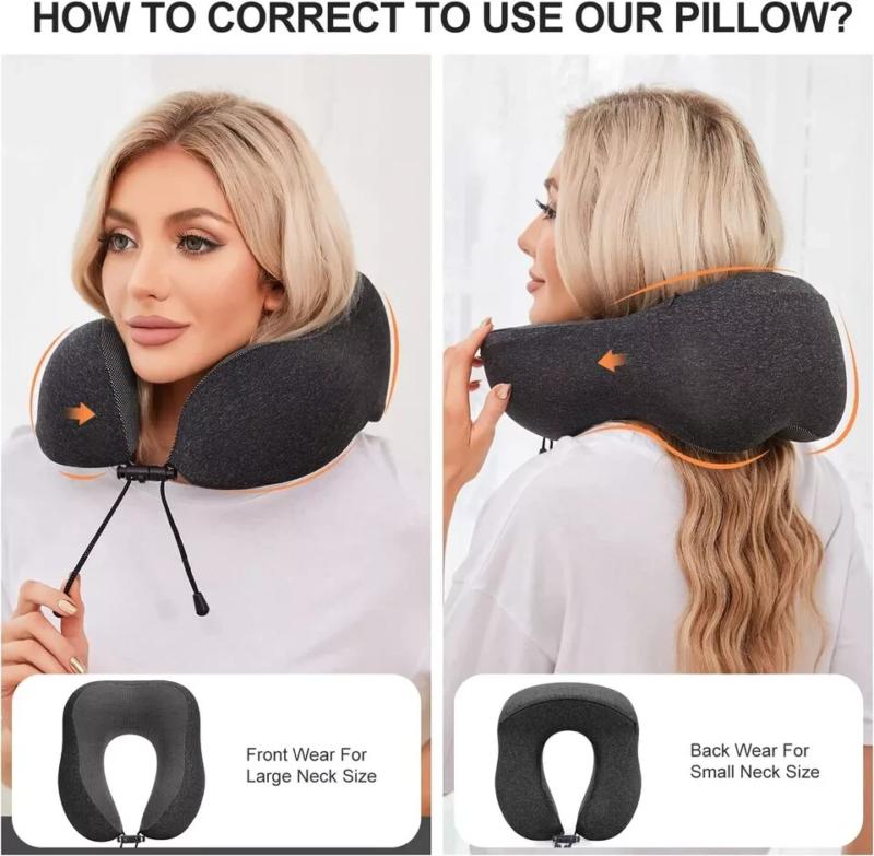 How to use neck pillow on plane hotsell