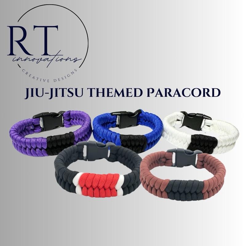 TikTok Shop Jiu Jitsu Ranked Paracord Bracelet