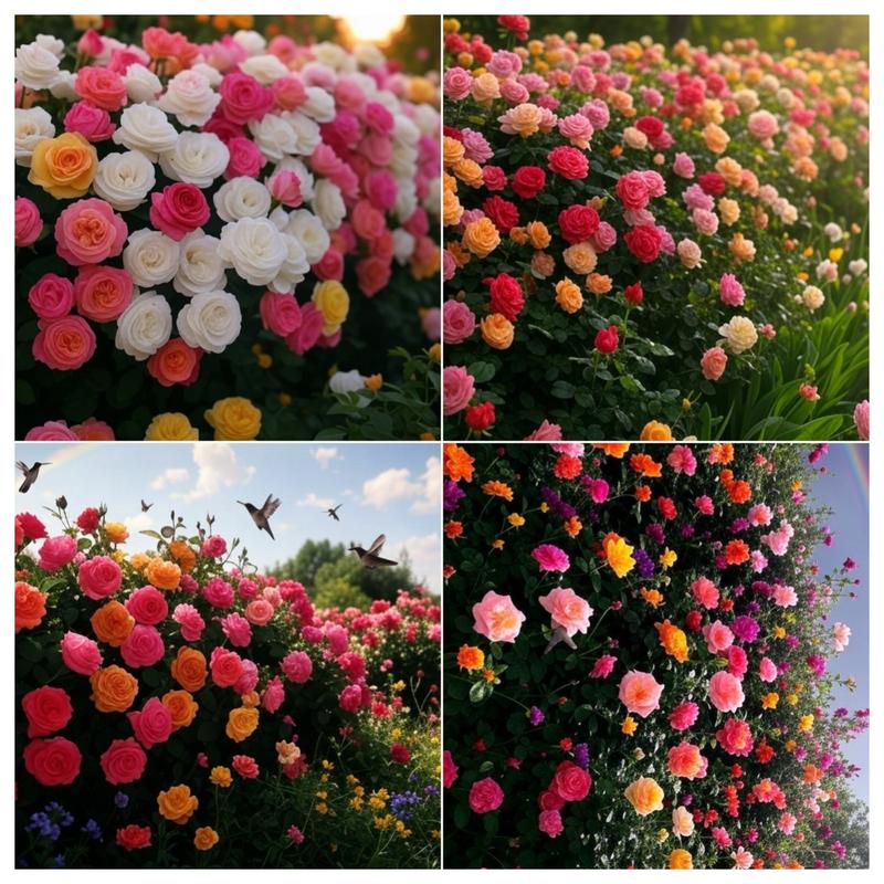 300 Pcs Multi-Color Climbing Rose Seeds | Hardy & Fragrant Perennial ...
