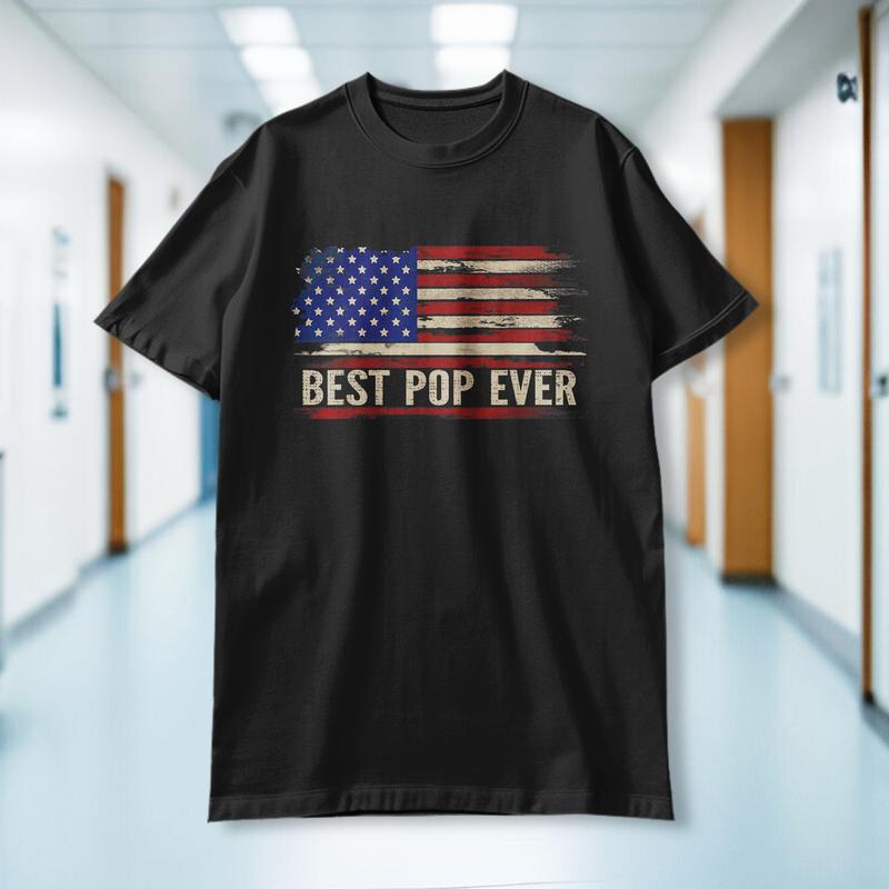 Best Pop Ever Vintage American Flag T Shirt Best Pop Ever Vintage American Flag T Shirt