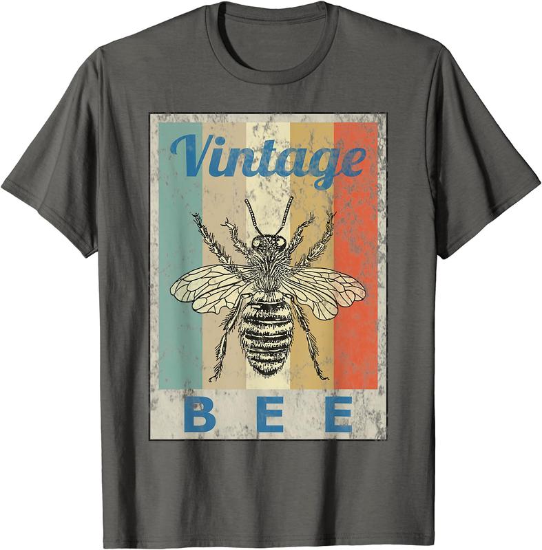Vintage Style Bee Queen Honey Beekeeper Beekeeping T-Shirt Vintage Style Bee Queen Honey Beekeeper Beekeeping T-Shirt