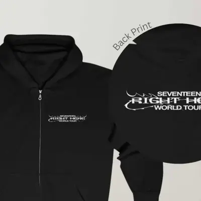 SEVENTEEN [RIGHT HERE] ジップアップフーディー