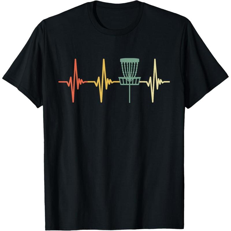 Badminton T-Shirt Heartbeat Tshirt Vintage Tee Retro Gift Badminton T-Shirt Heartbeat Tshirt Vintage Tee Retro Gift