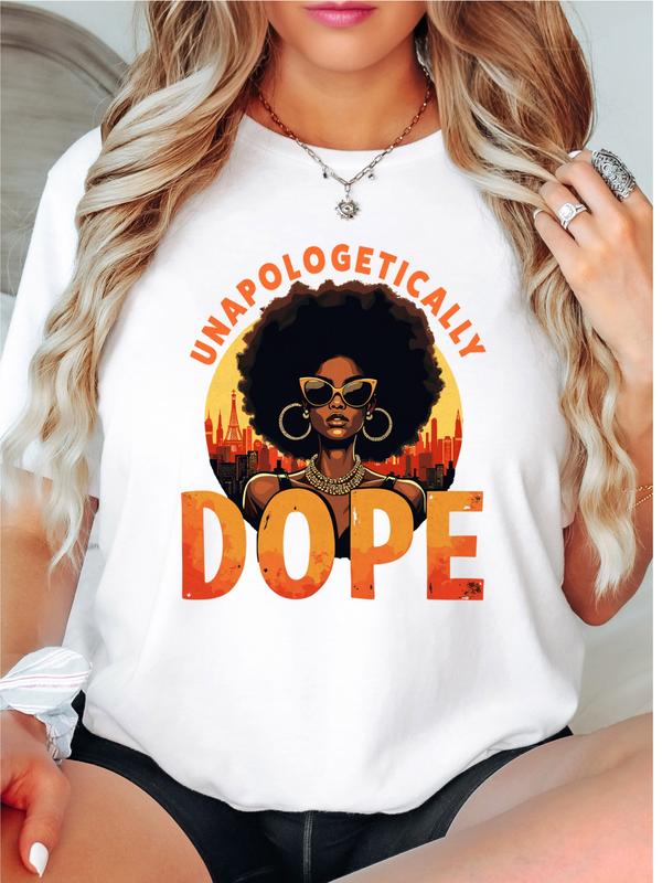 Distressed Black History Women - Afro Melanin T-Shirt Distressed Black History Women - Afro Melanin T-Shirt