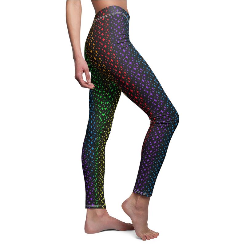 TikTok Shop LGBTQ Pride Day Leggings for Women with Stars Rainbow Yoga Pant Womens Outfit Athleisure Aesthetic Gift for Her Butter Soft Stretchy