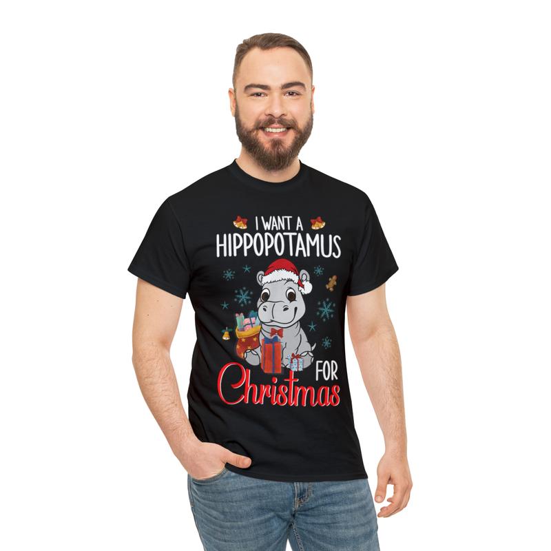 I Want A Hippopotamus For Christmas Xmas Hippo For Kid Women T-Shirt I Want A Hippopotamus For Christmas Xmas Hippo For Kid Women T-Shirt