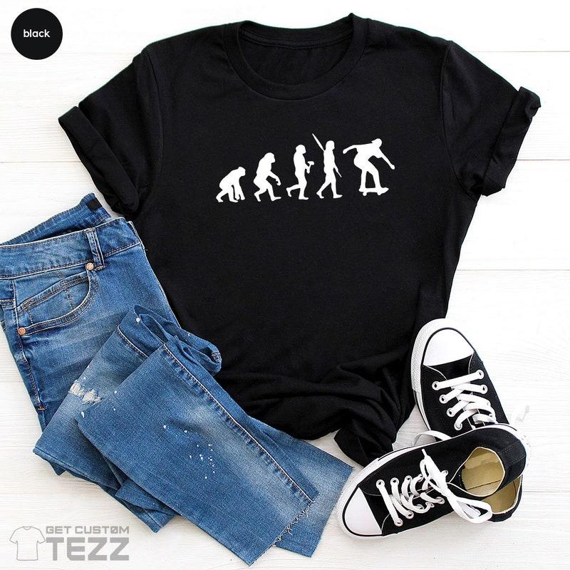 Skateboarder T-Shirt Gift Tshirt Skateboard Tee Skater Gift Skateboarder T-Shirt Gift Tshirt Skateboard Tee Skater Gift