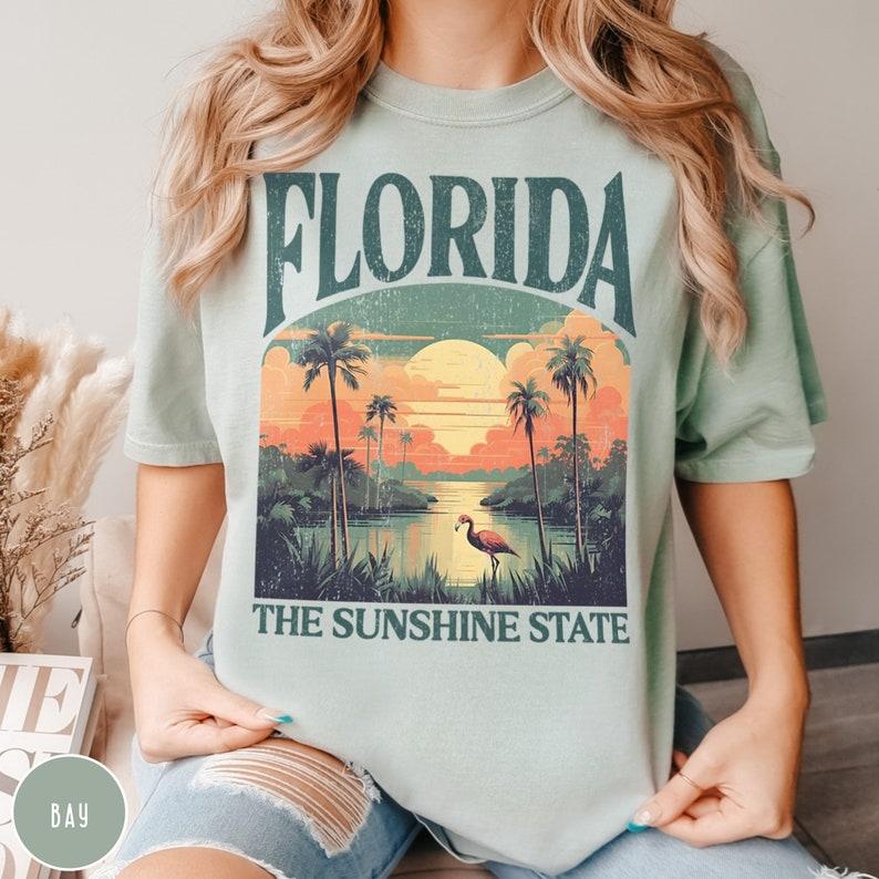 Curvy Flamingos Florida Crewneck Sweater Curvy Flamingos Florida Crewneck Sweater