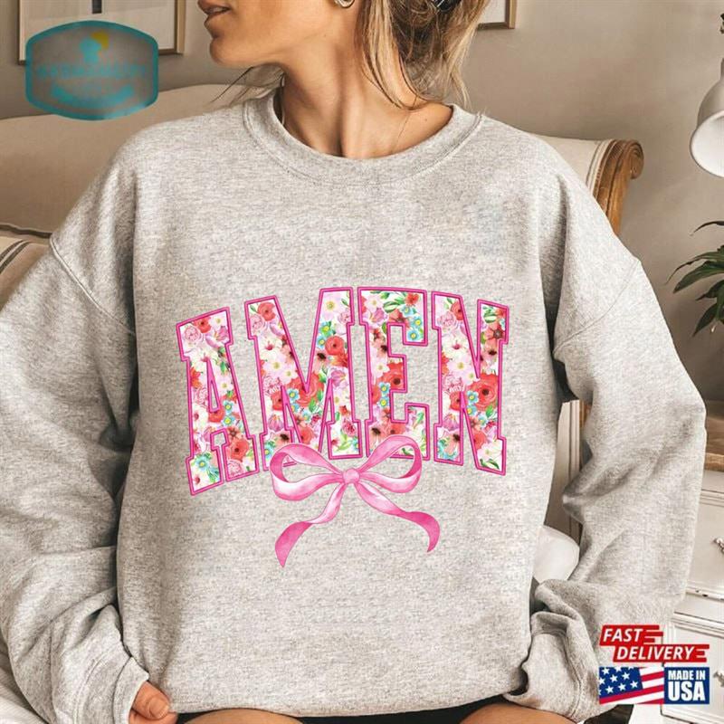 Amen Christian Long Sleeve T Shirt Sweatshirt Hoodie Amen Christian Long Sleeve T Shirt Sweatshirt Hoodie