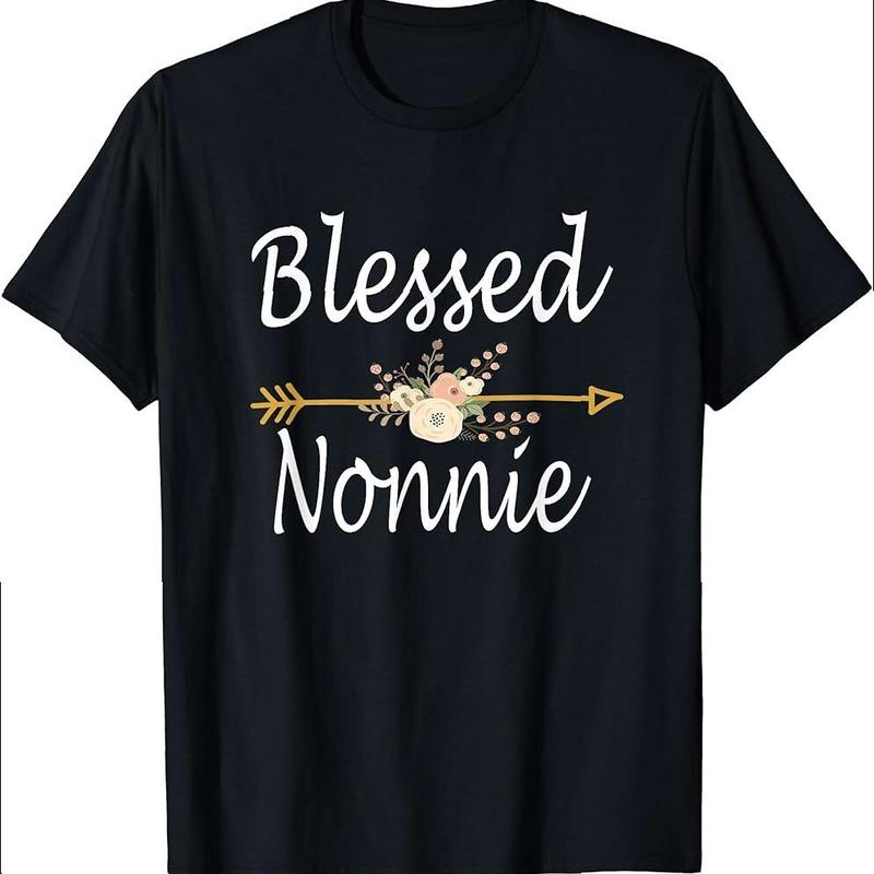Blessed Nonnie Shirt Mothers Day Gifts Tee Blessed Nonnie Shirt Mothers Day Gifts Tee