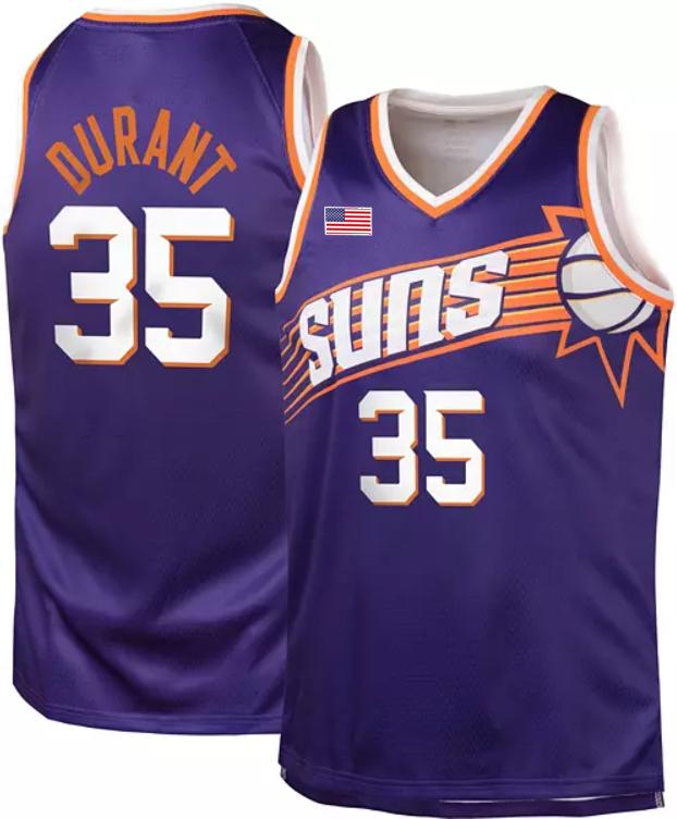 TikTok Shop Phoenix Suns Kevin Durant 35 Swingman Jersey