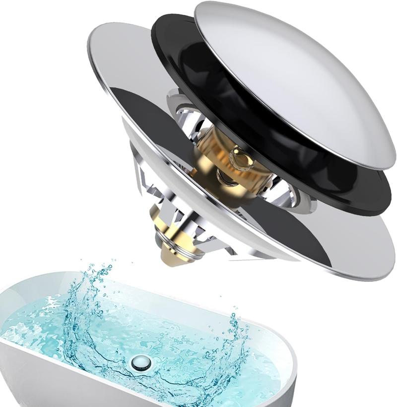 Ugraded Tub Drain Stopper and Cover：New design of the Bath Drain