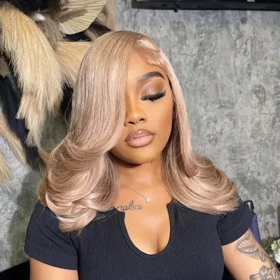 Selected Ash Blonde Wig Frontal TikTok Shop