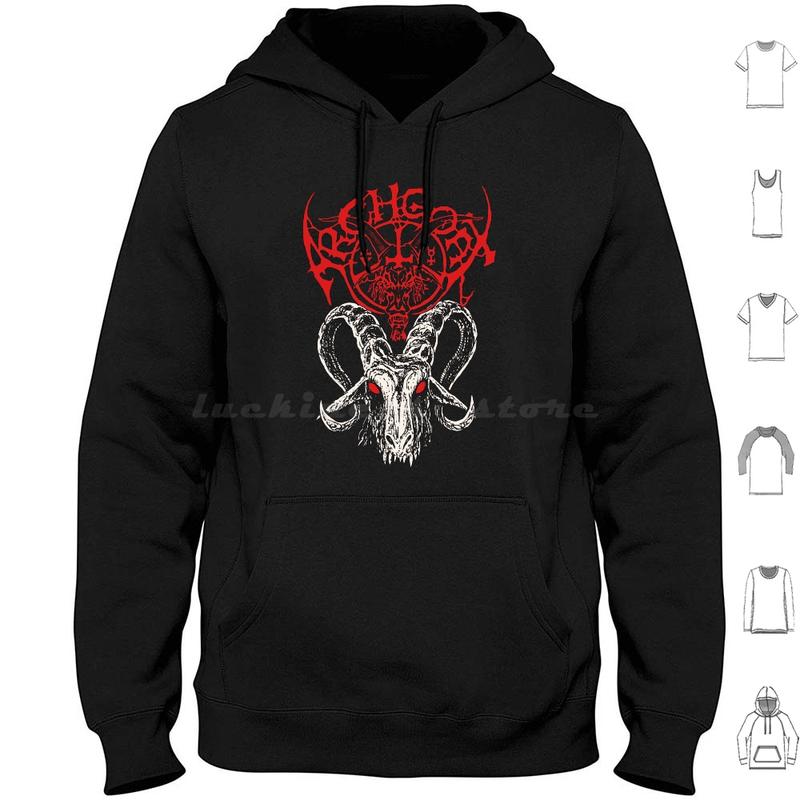 TikTok Shop Archgoat Hoodie cotton Long Sleeve Burzum Archgoat Black Metal Band Death Metal HOODIE Unisex Aesthetic Hoodie Aesthetic Clothing Tumblr Hoodie Tumblr Clothing Grunge Hoodie Goth Hoodie De...