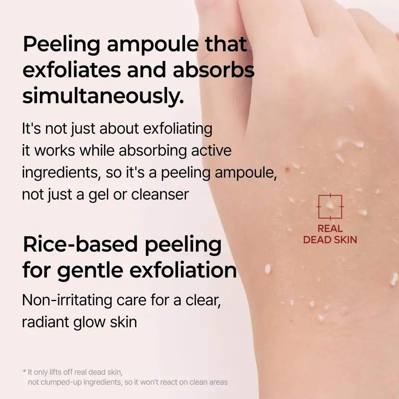 Product Introduction of [Dr.Melaxin Official] Peel Shot Glow Rice Ampoule Duo - Serums for Brightening, Exfoliating, and Moisturizing - Suitable for All Skin Types 12