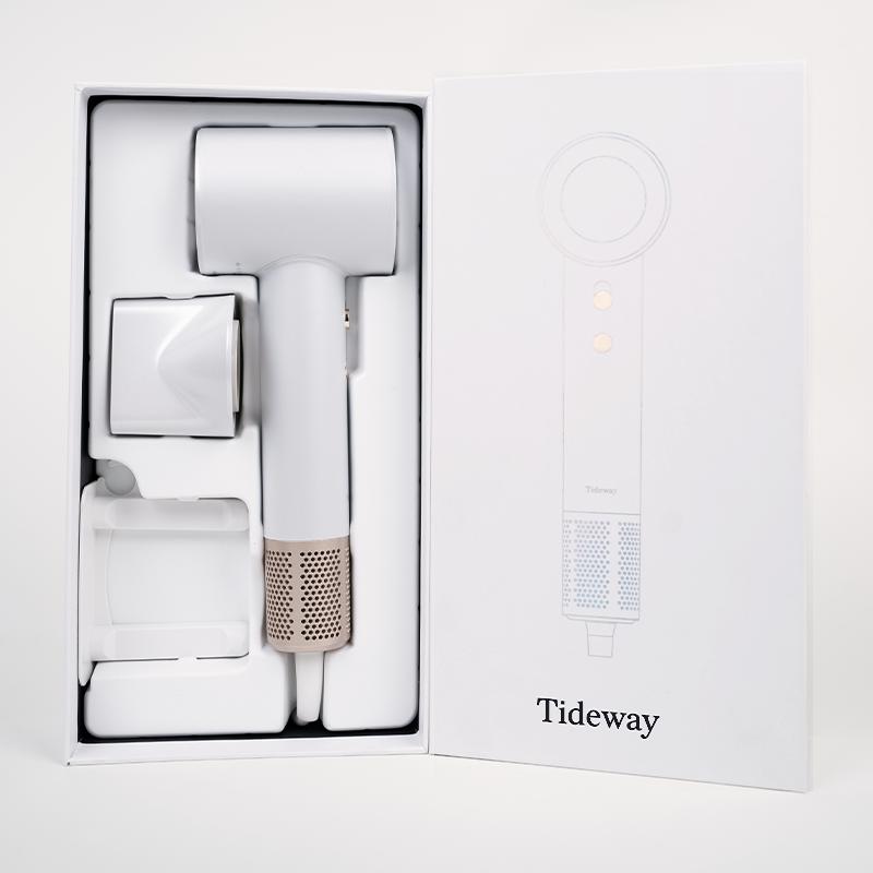 【Coupon Available】Tideway M01 High-speed Hair Dryer PRO Brushless Motor & Ionic Technology  4 Temperature Settings Thermo Control Technology Ergonomic Design, Perfect Present for Women Friend Family Gift 6