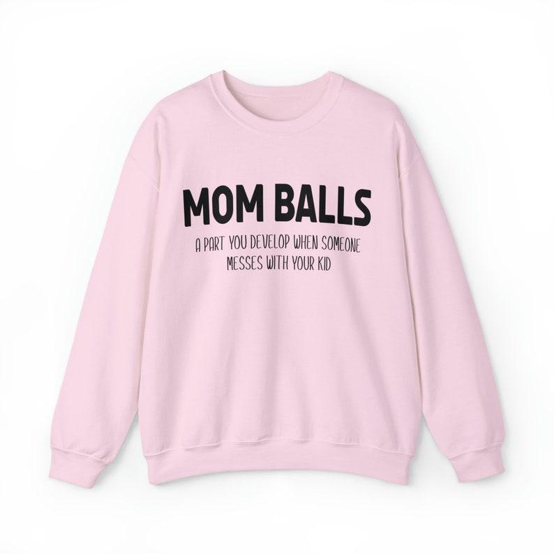 TikTok Shop UTK Mom Balls Sweatshirt Mom Sweatshirt Gift for Mom Funny Sweatshirt Mom Life Sweatshirt Funny Shirt for Mom Game Day Shirt Best Mom Shirt