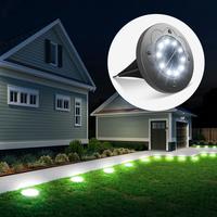 Brightown Solar Lights Outdoor Waterproof, 12 Packs LED In-Ground Lights Outdoor Solar Lights for Yard Patio Garden Lawn Deck Outside Pathway Walkway