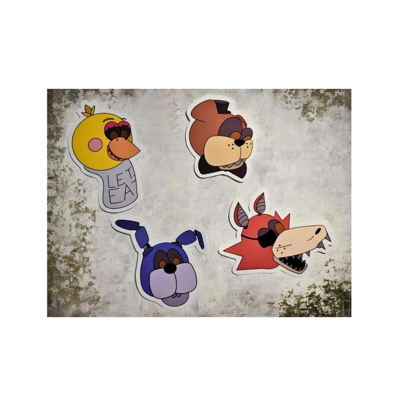 FNAF Inspired Sticker Set - TikTok Shop