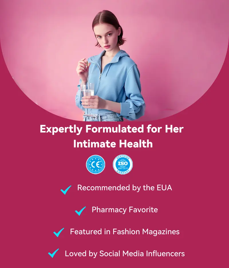 Product Introduction of Gynable female probiotics for HPV & Odor & Tightening & Moistening, women probiotics,hpv supplements for women, organic selenium+ probiotics+ vitamin C,D,folic acid, 5 billion cfu, 30 Count(Packof 1) 6