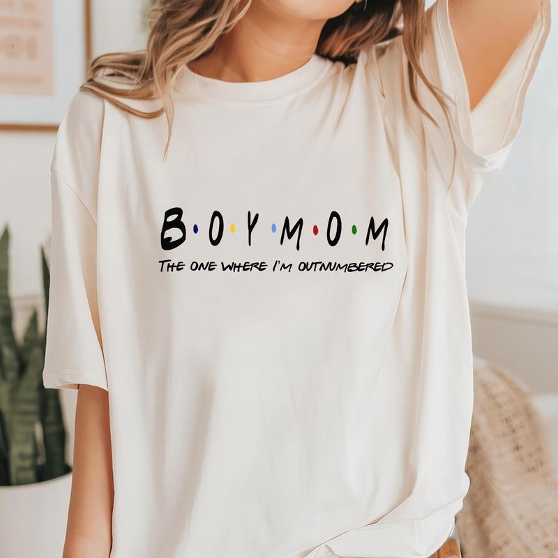 Outnumbered Mom Of Boys Shirt For Mothers Outnumbered Mom Of Boys Shirt For Mothers