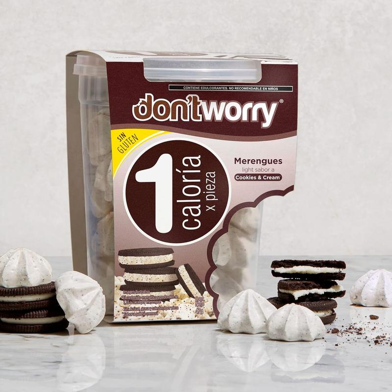 Don't Worry Meringue 1 calorie / 4 calorie cookie (pack of 1) - TikTok Shop