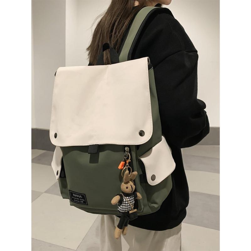 Flap backpack for school best sale