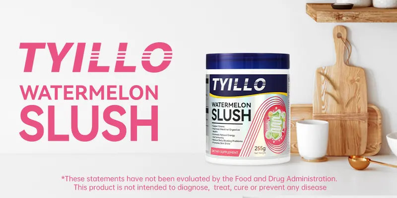 Product Introduction of Tyillo Watermelon Slush Dietary Supplement-Gut,Constipation Relief-Summer Drinks-BoostMetabo 4